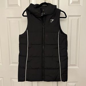 Gymshark Long Puffer Vest